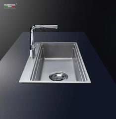 CHẬU RỬA BÁT 1 HỐ NOBINOX LIRA NJ564D