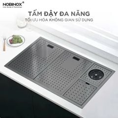CHẬU RỬA BÁT 1 HỐ NOBINOX LUMIA NJ510B