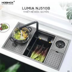 CHẬU RỬA BÁT 1 HỐ NOBINOX LUMIA NJ510B