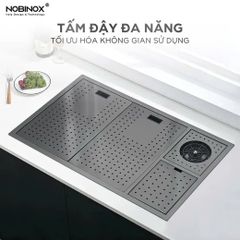 CHẬU RỬA BÁT 1 HỐ NOBINOX LUMIA NJ511B