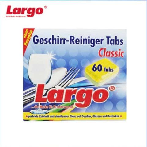 Viên Rửa Chén Bát Largo Classic Đức 60 viên 18g
