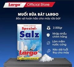 Muối Rửa Chén Bát Largo Đức 2kg Giúp Làm Mềm Nước