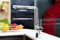 VÒI RỬA BÁT DÂY RÚT NOBINOX BIANCO NX601