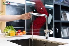 VÒI RỬA BÁT DÂY RÚT NOBINOX BIANCO NX601