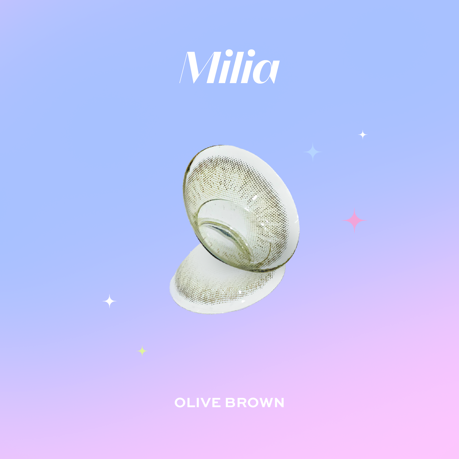  Luxury Beauty Lens DOLL EYES - Milia Olive Brown 