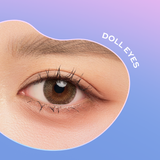  Luxury Beauty Lens DOLL EYES - Milia Olive Brown 