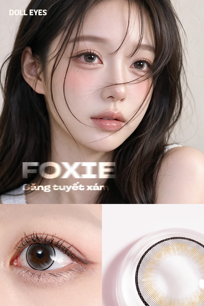  Xám băng tuyết FOXIE - Luxury beauty lens DOLL EYES 