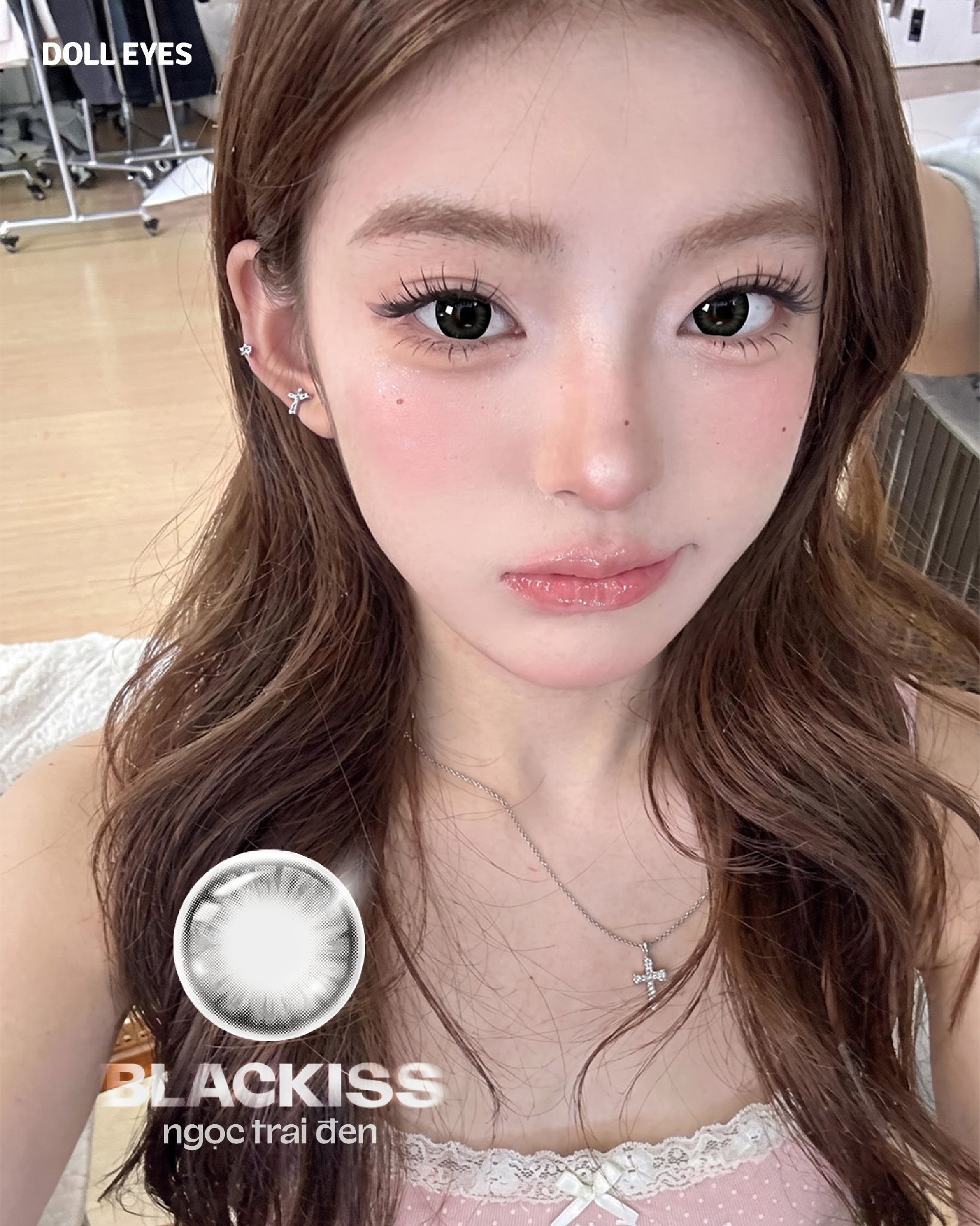  Ngọc trai đen BLACKISS - Luxury beauty lens DOLL EYES 