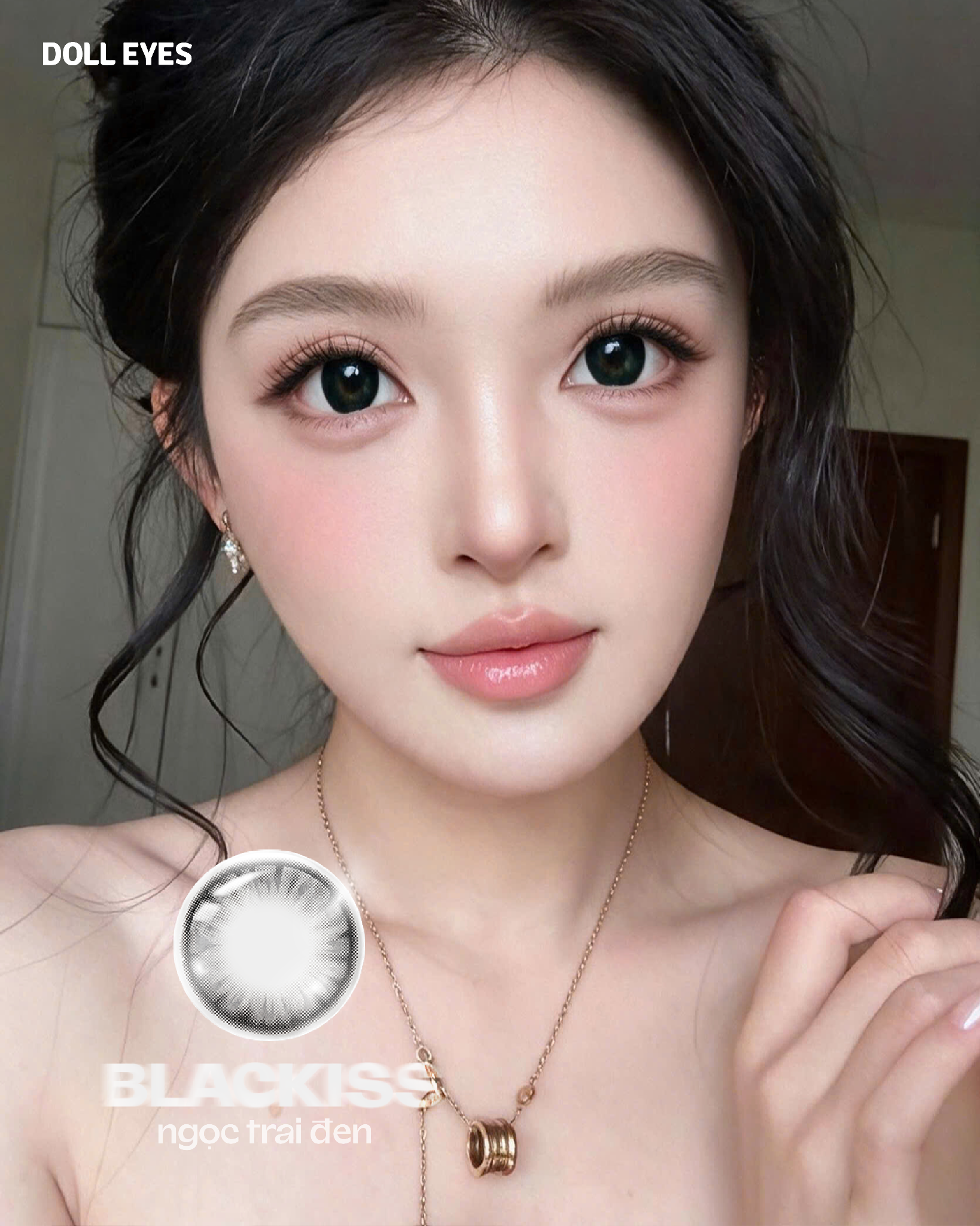  Ngọc trai đen BLACKISS - Luxury beauty lens DOLL EYES 
