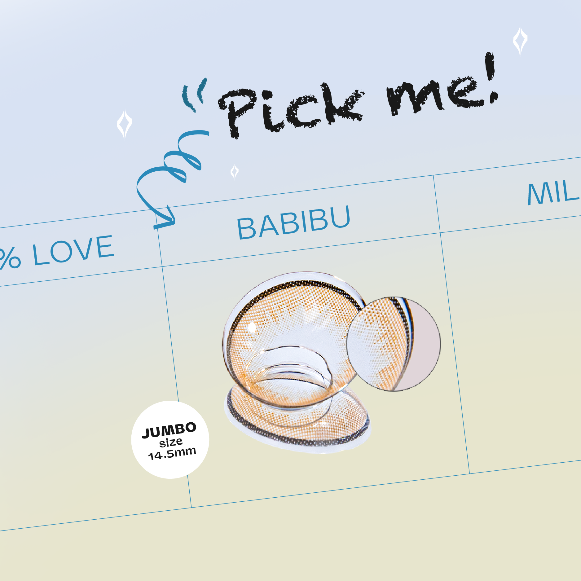  Luxury beauty lens DOLL EYES - Babibu Nâu Nũng Niu 