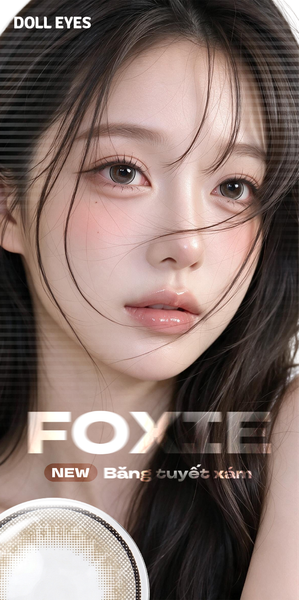  Xám băng tuyết FOXIE - Luxury beauty lens DOLL EYES 