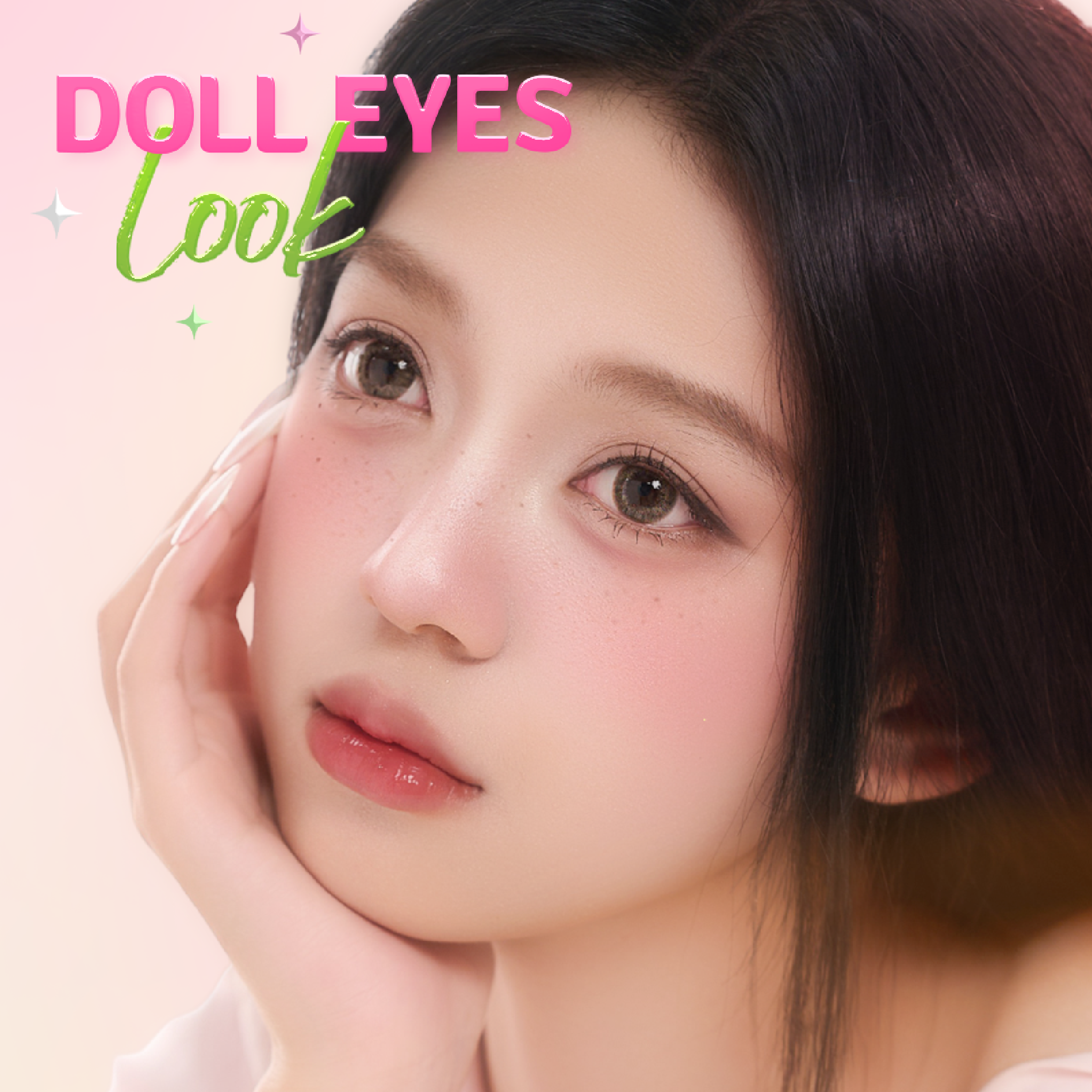  Luxury beauty lens DOLL EYES - She's Famous Xám Trà Lạnh 