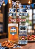  Bia - Bắc Giang Lychee Festbier - Thùng 12 Lon 500ml 