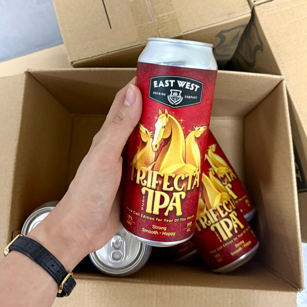  Bia - Trifecta IPA - Thùng 12 Lon 500ml - Date 13/10/2026 