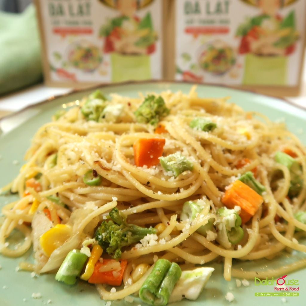 Rau Củ Đà Lạt Sấy Thăng Hoa Dalahouse Gói 50g - Bột Rau Củ Hữu Cơ (BRC)