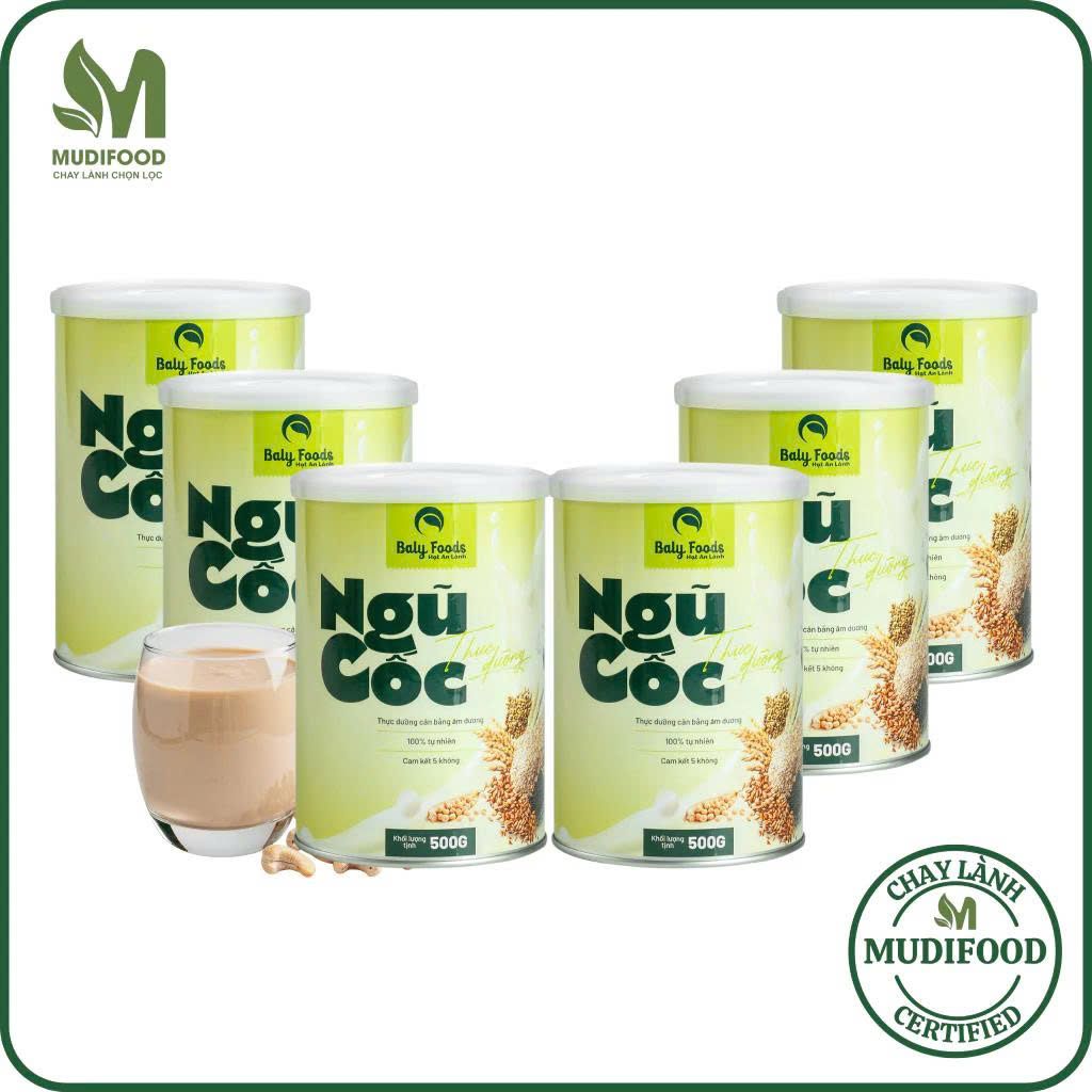 Ngũ Cốc Thực Dưỡng Baly Foods Hũ 500g - Thực Phẩm Bổ Sung Dinh Dưỡng Cho Mẹ Bầu, Sau Sinh, Người Già, Người Tiểu Đường, Ăn Chay, Ăn Kiêng, Eat Clean, Healthy, Tốt Cho Tim Mạch