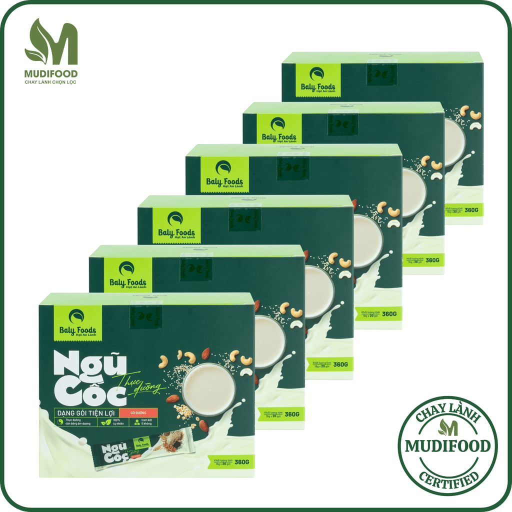 Ngũ Cốc Thực Dưỡng Baly Foods Hũ 500g - Thực Phẩm Bổ Sung Dinh Dưỡng Cho Mẹ Bầu, Sau Sinh, Người Già, Người Tiểu Đường, Ăn Chay, Ăn Kiêng, Eat Clean, Healthy, Tốt Cho Tim Mạch