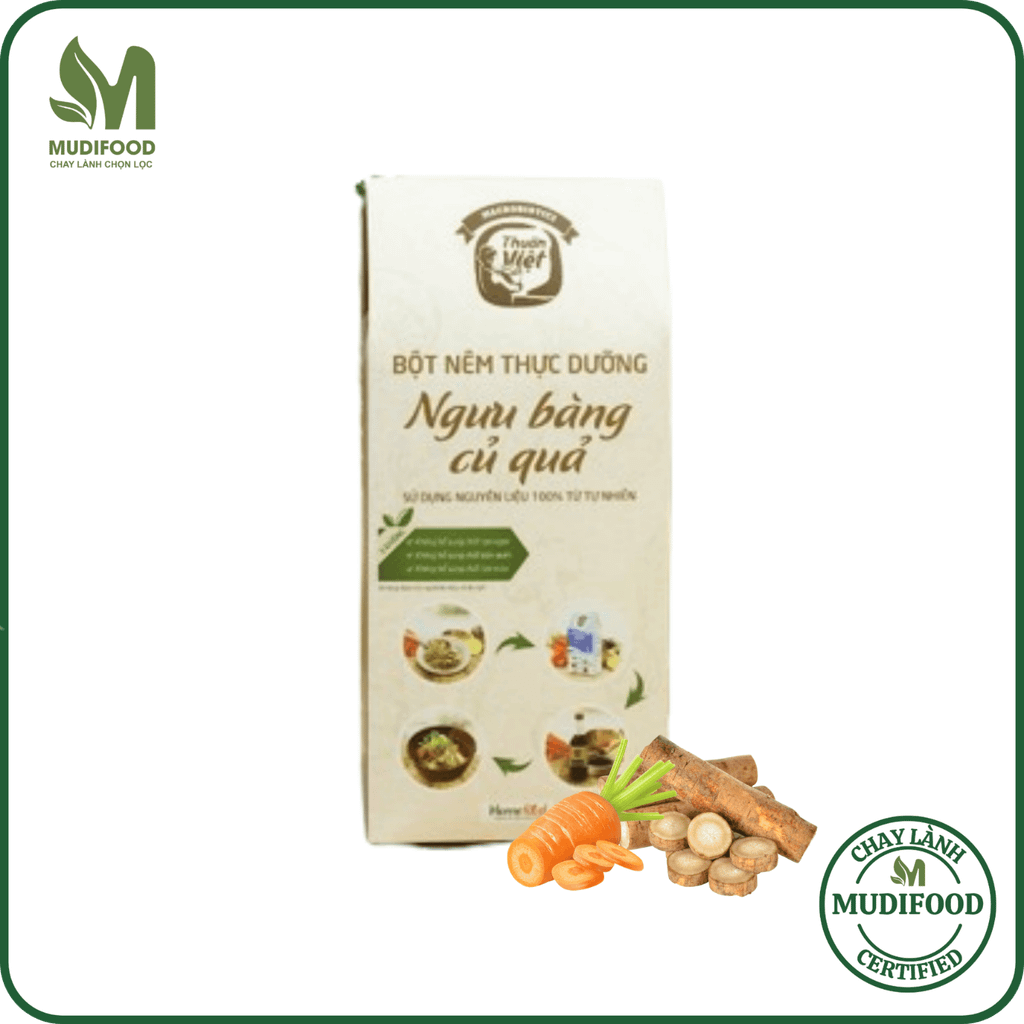 Bột Nêm Thực Dưỡng Ngưu Bàng Củ Quả Homefood 400g/ 800g - Gia Vị Cho Cả Gia Đình, Ăn Chay, Tự Nhiên (GV)