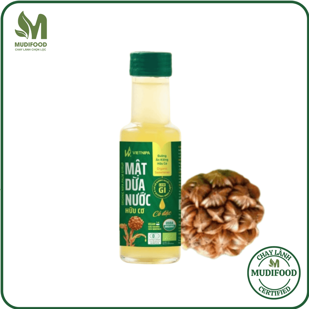 Mật Dừa Nước Vietnipa 150g - Thực Phẩm Bổ Sung Dinh Dưỡng Cho Cả Gia Đình, Người Tiểu Đường, Ăn Kiêng, Ăn Chay, Hàm Lượng Vitamin Và Muối Khoáng Cao (GV)