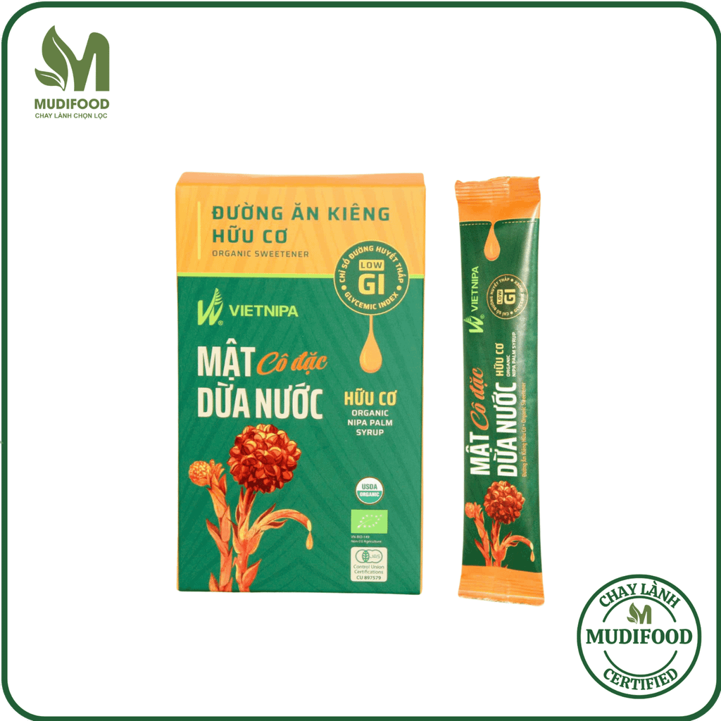 Mật Dừa Nước Vietnipa Hộp 150g - Thực Phẩm Bổ Sung Dinh Dưỡng Cho Cả Gia Đình, Người Tiểu Đường, Ăn Kiêng, Ăn Chay, Hàm Lượng Vitamin Và Muối Khoáng Cao (GV)
