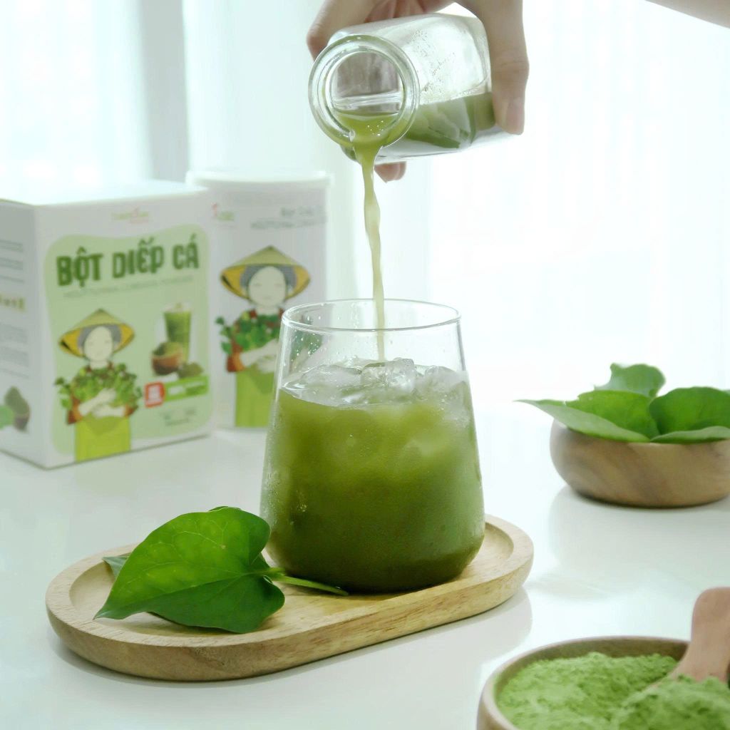 Bột Diếp Cá Dalahouse - Bột Rau Củ Hữu Cơ Nguyên Chất Sấy Lạnh (BRC)