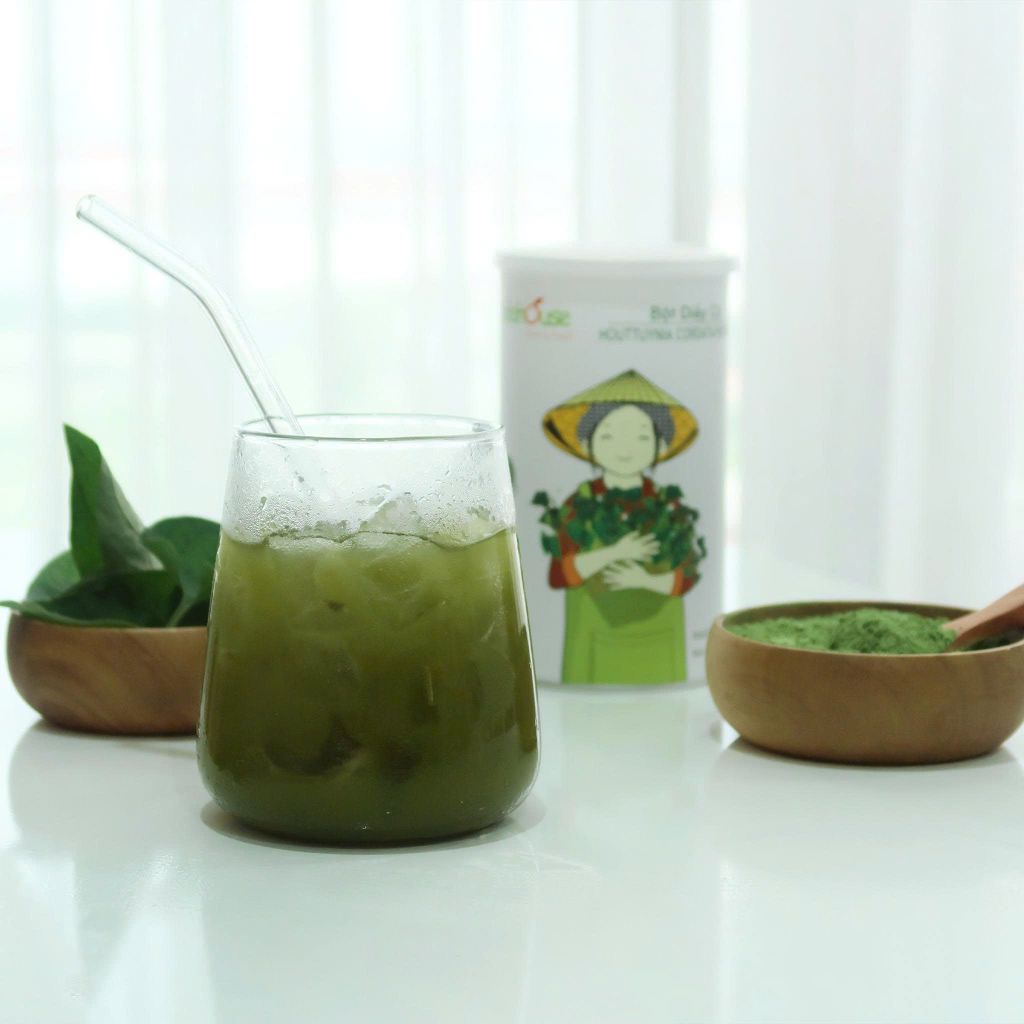 Bột Diếp Cá Dalahouse - Bột Rau Củ Hữu Cơ Nguyên Chất Sấy Lạnh (BRC)