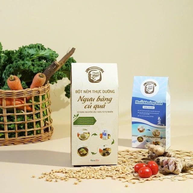 Bột Nêm Thực Dưỡng Ngưu Bàng Củ Quả Homefood 400g/ 800g - Gia Vị Cho Cả Gia Đình, Ăn Chay, Tự Nhiên (GV)