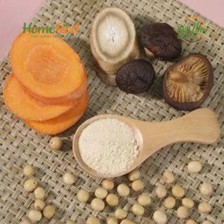 Bột Nêm Thực Dưỡng Ngưu Bàng Củ Quả Homefood 400g/ 800g - Gia Vị Cho Cả Gia Đình, Ăn Chay, Tự Nhiên (GV)