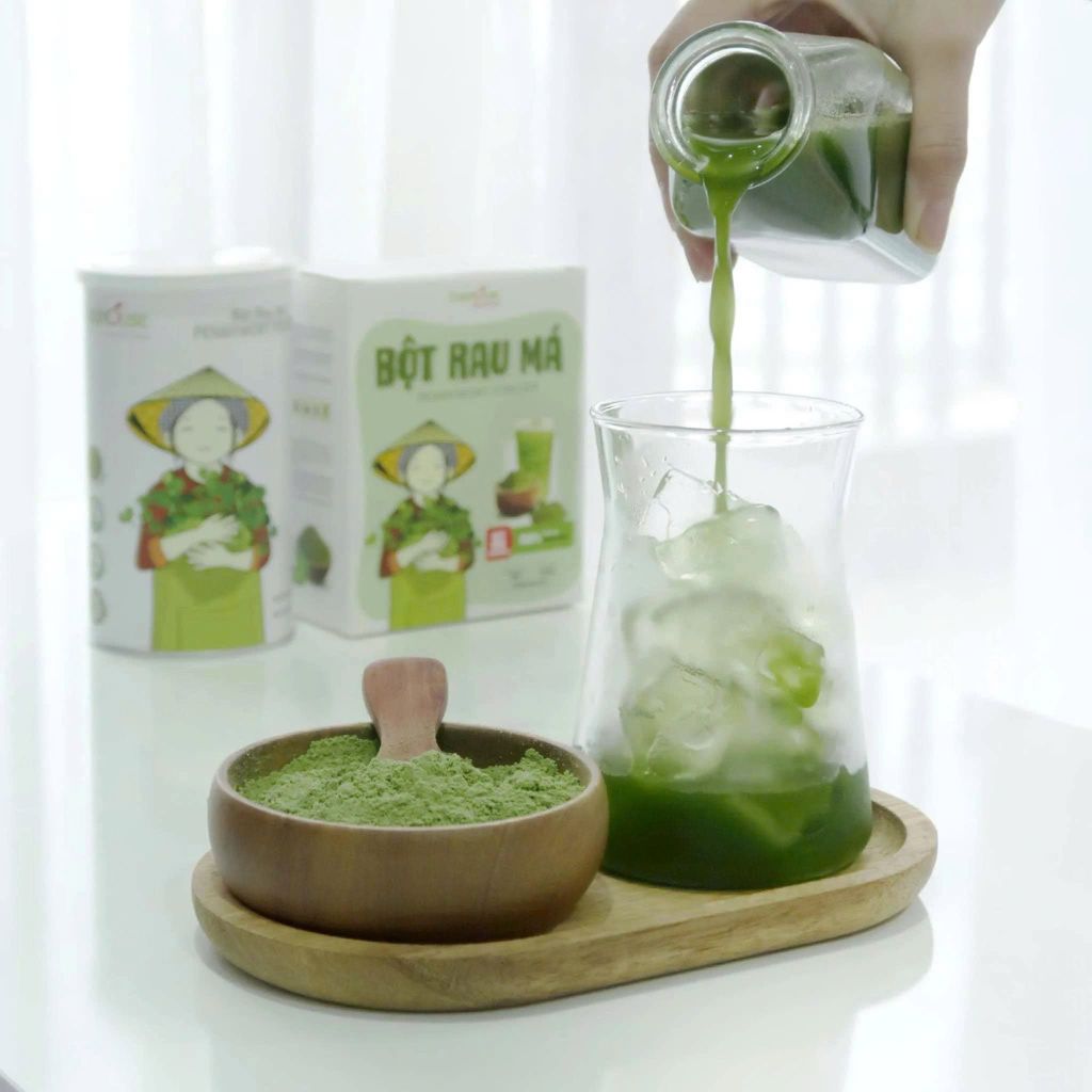 Bột Rau Má Dalahouse - Bột Rau Củ Hữu Cơ Nguyên Chất Sấy Lạnh (BRC)