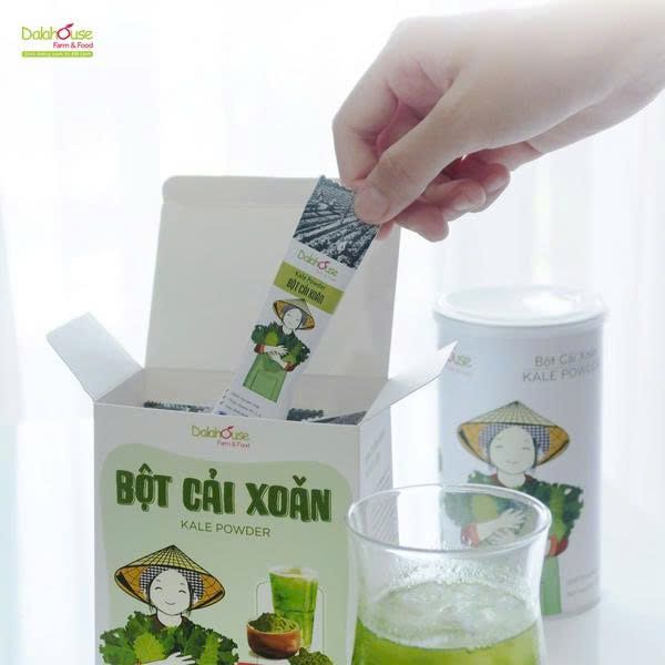 Bột Cải Xoăn (Kale) Dalahouse - Bột Rau Củ Hữu Cơ Nguyên Chất Sấy Lạnh (BRC)
