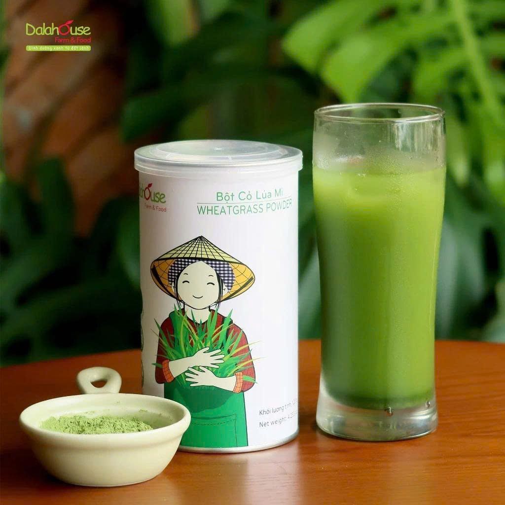 Bột Cỏ Lúa Mì Dalahouse - Bột Rau Củ Hữu Cơ Nguyên Chất Sấy Lạnh (BRC)
