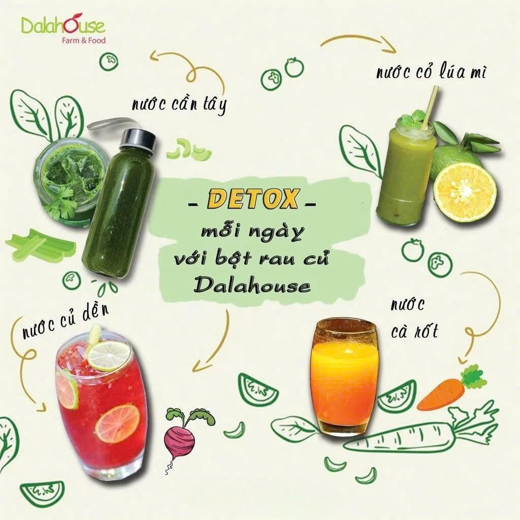 Bột Cải Bó Xôi Dalahouse - Bột Rau Củ Hữu Cơ Nguyên Chất Sấy Lạnh (BRC)