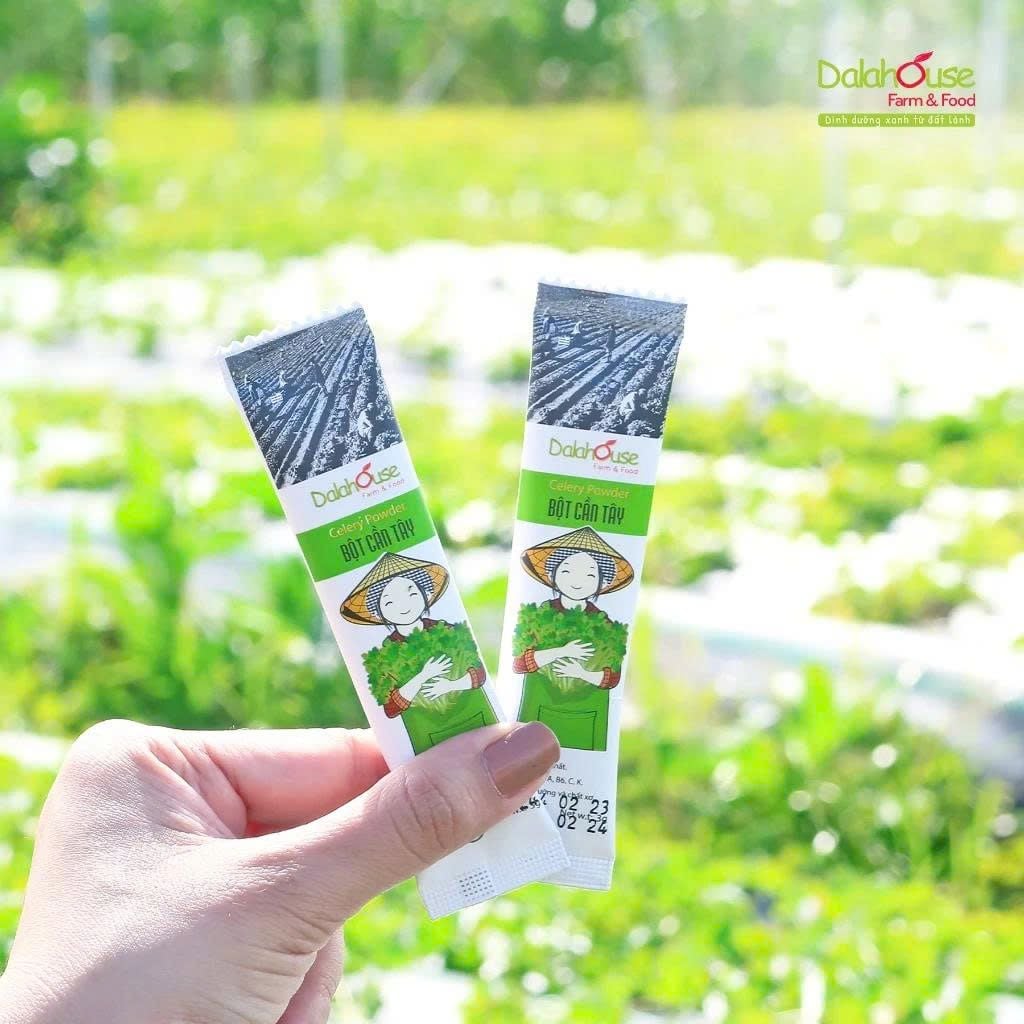 Bột Cần Tây Dalahouse - Bột Rau Củ Hữu Cơ Nguyên Chất Sấy Lạnh (BRC)