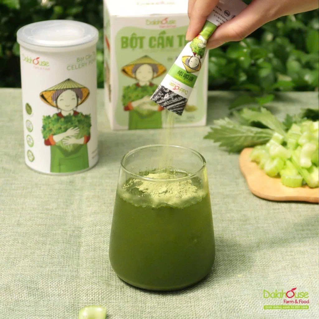 Bột Cần Tây Dalahouse - Bột Rau Củ Hữu Cơ Nguyên Chất Sấy Lạnh (BRC)