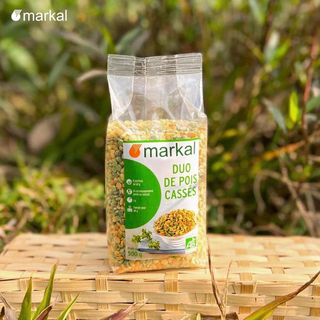 Đậu Hà Lan Hữu Cơ Markal (Xanh & Vàng) 500g - Thực Phẩm Bổ Sung Dinh Dưỡng Cho Mẹ Bầu, Sau Sinh, Người Già, Người Tiểu Đường, Ăn Chay, Ăn Kiêng, Eat Clean, Healthy, Tốt Cho Tim Mạch, Nấu Soup, Salad, Sữa Hạt (ĐTV, CX, Hạt Và Đậu)