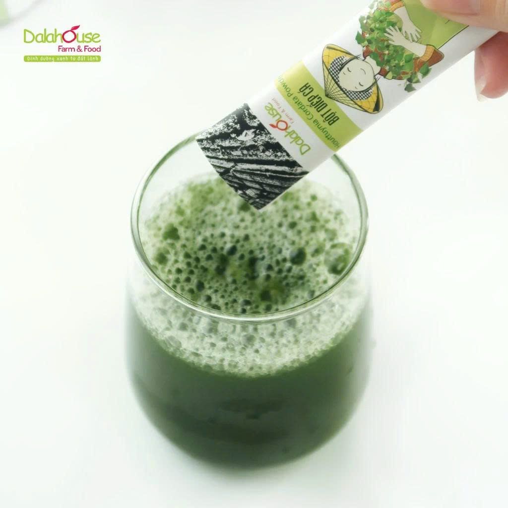 Bột Diếp Cá Dalahouse - Bột Rau Củ Hữu Cơ Nguyên Chất Sấy Lạnh (BRC)