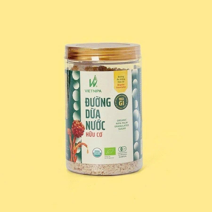 Đường Dừa Nước Vietnipa 350g, 550g - Thực Phẩm Bổ Sung Dinh Dưỡng Cho Cả Gia Đình, Người Tiểu Đường, Ăn Kiêng, Ăn Chay, Hàm Lượng Vitamin Và Muối Khoáng Cao (GV)