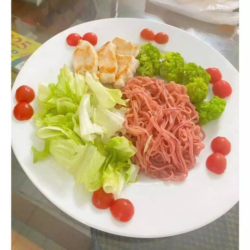 Mì Củ Dền Hapimi 180g - Thực Phẩm Bổ Sung Dinh Dưỡng Cho Cả Gia Đình, Người Ăn Chay, Ăn Kiêng, Giảm Cân, Thực Dưỡng, Eat Clean, Healthy (Bún, Phở, Gạo, Mì, Nui)