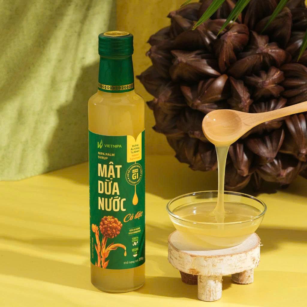 Mật Dừa Nước Vietnipa - Thực Phẩm Bổ Sung Dinh Dưỡng Cho Cả Gia Đình, Người Tiểu Đường, Ăn Kiêng, Ăn Chay, Hàm Lượng Vitamin Và Muối Khoáng Cao (GV)