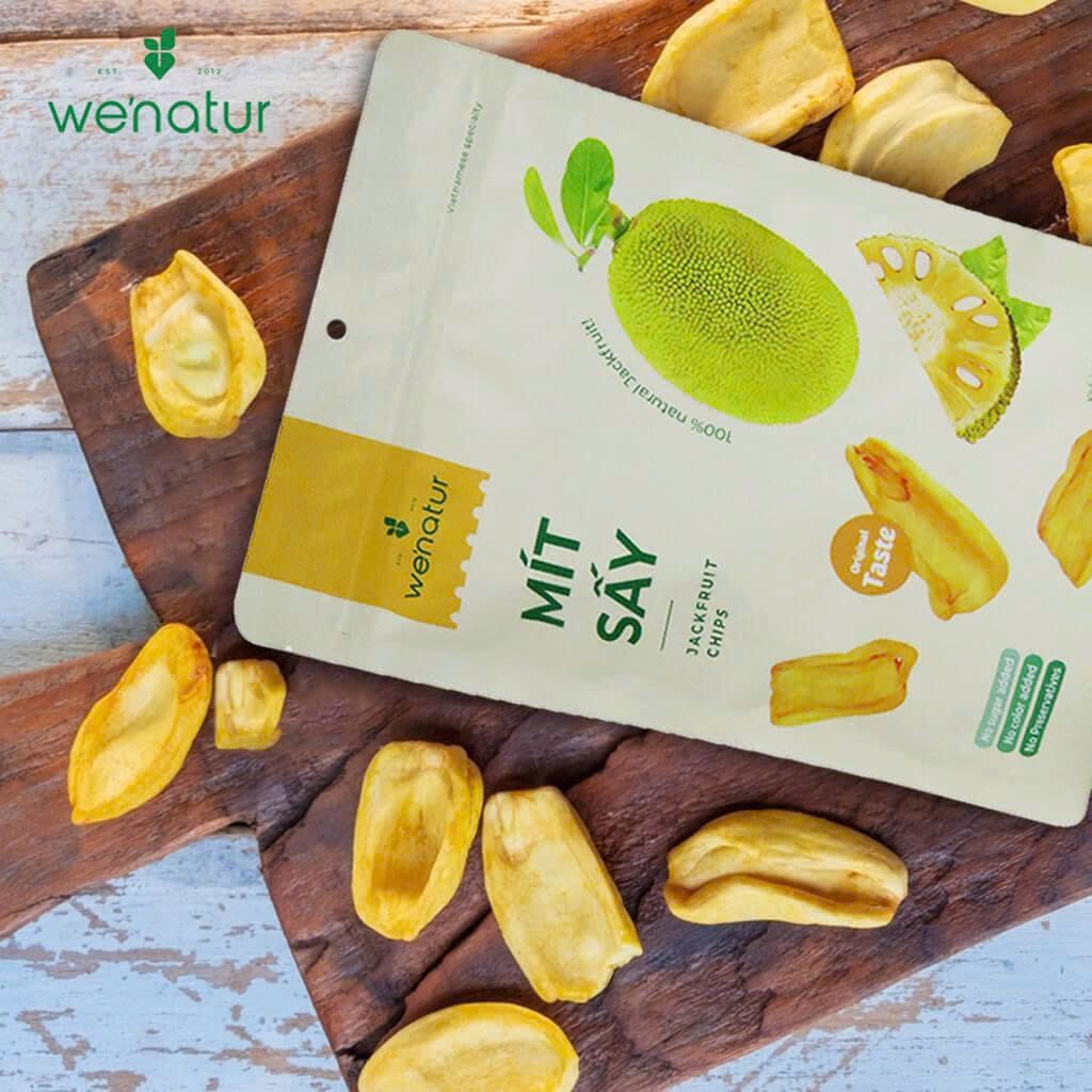 Combo Mít Sấy We'natur (Mỗi gói 100g/200g) - Thực Phẩm Bổ Sung Dinh Dưỡng Cho Mẹ Bầu, Sau Sinh, Người Ăn Chay, Ăn Kiêng, Người Chơi Thể Thao, Giảm Cân, Eat Clean (Bánh Và Snack Healthy)