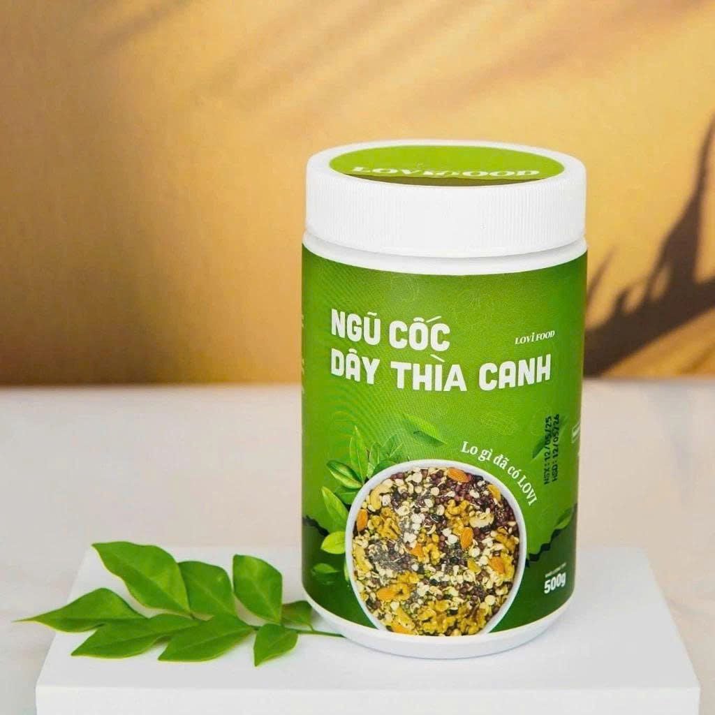 Ngũ Cốc Dây Thìa Canh Lovifood Hộp 500g - Thực Phẩm Bổ Sung Dinh Dưỡng Cho Mẹ Bầu, Sau Sinh, Người Già, Người Tiểu Đường, Ăn Chay, Ăn Kiêng, Eat Clean, Healthy, Tốt Cho Tim Mạch