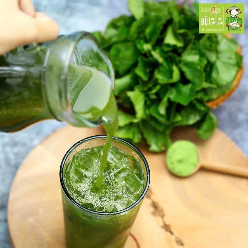 Bột Rau Má Dalahouse - Bột Rau Củ Hữu Cơ Nguyên Chất Sấy Lạnh (BRC)