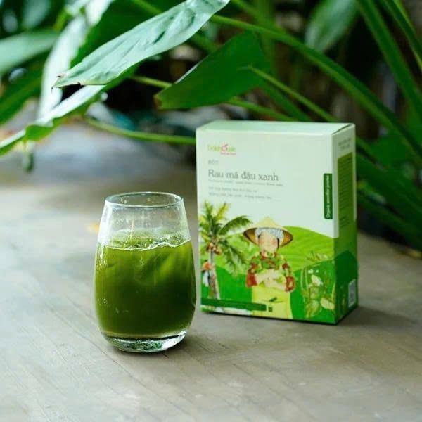 Bột Rau Má Đậu Xanh Dalahouse - Bột Rau Củ Hữu Cơ (BRC)