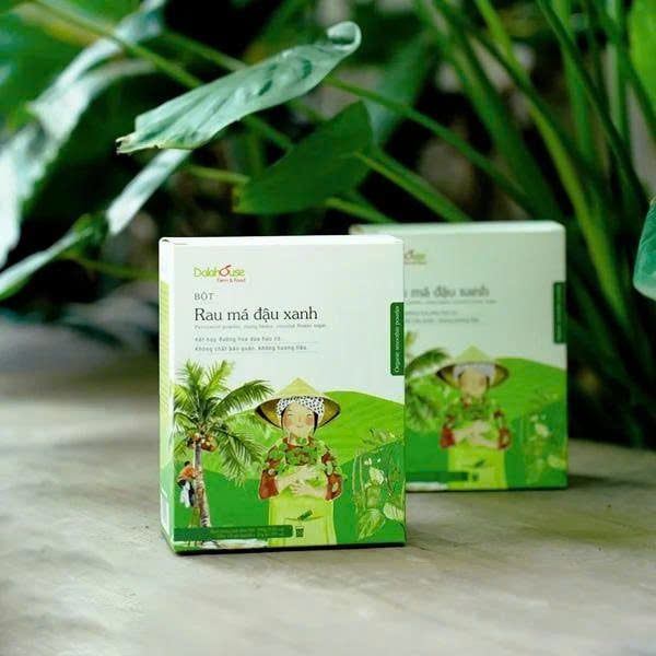 Bột Rau Má Đậu Xanh Dalahouse - Bột Rau Củ Hữu Cơ (BRC)