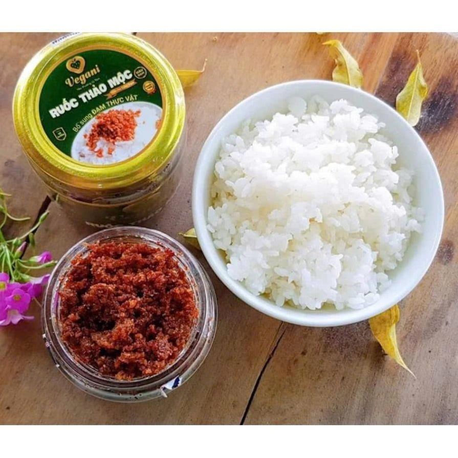 Ruốc Thảo Mộc Vegani 250g - Thực Phẩm Bổ Sung Dinh Dưỡng Cho Mẹ Bầu, Sau Sinh, Người Già, Người Tiểu Đường, Ăn Chay, Ăn Kiêng, Eat Clean, Healthy, Tốt Cho Tim Mạch, Bổ Sung Đạm Thực Vật, Ăn Cơm, Cháo, Bánh Mì Cực Ngon, Vegan (DSTN)