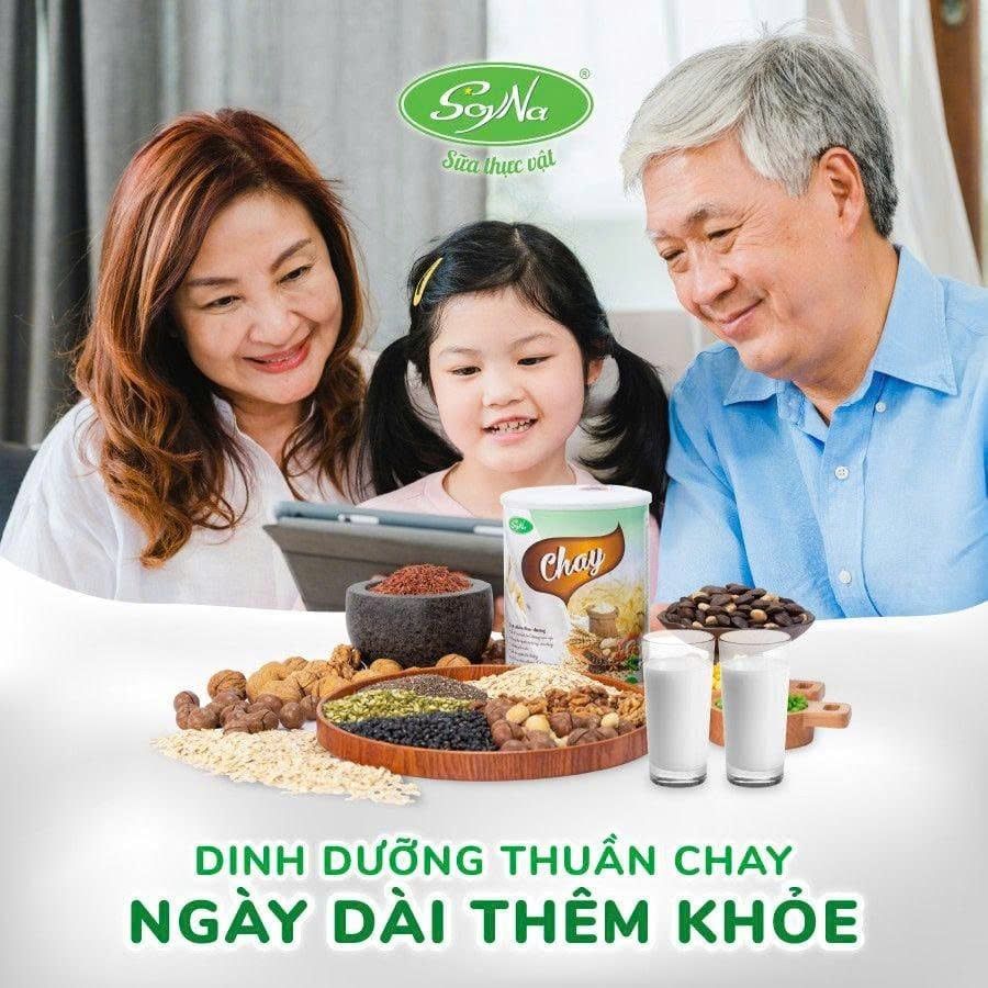 Sữa Chay Soyna - Dinh Dưỡng Cho Người Ăn Chay, Ăn Kiêng, Người Tiểu Đường, Người Già, Giảm Cân, Healthy, Tốt Cho Tim Mạch, Hàm Lượng Đạm Thực Vật Cao (SH)