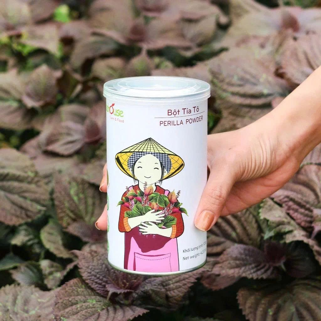 Bột Tía Tô Dalahouse - Bột Rau Củ Hữu Cơ Nguyên Chất Sấy Lạnh (BRC)