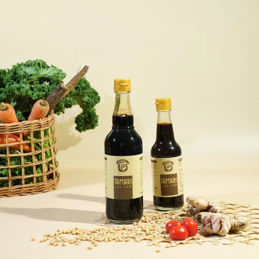 Tương Tamari Homefood Chai 300ml/500ml Lên Men Tự Nhiên - Gia Vị Truyền Thống, Ăn Chay, Healthy (GV)