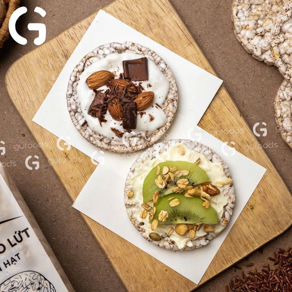 [Vị Cỏ Ngọt] - Bánh Gạo Lứt Ăn Kiêng GUfoods 170g  - Thực Phẩm Bổ Sung Dinh Dưỡng Cho Người Tiểu Đường, Người Ăn Chay, Ăn Kiêng, Giảm Cân, Tập Gym, Eat Clean, Hàm Lượng Chất Xơ Cao (Bánh Và Snack Healthy)
