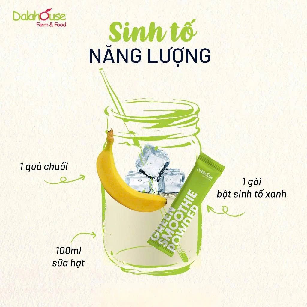 Bột Sinh Tố Tổng Hợp Organic Smoothie Powder Dalahouse - Bột Rau Củ Hữu Cơ Nguyên Chất Sấy Lạnh (BRC)